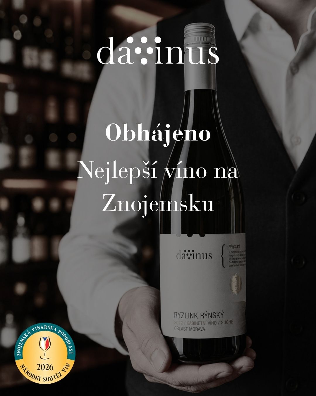 Ryzlink rýnský 2022 obhájil titul šampiona znojemské podoblasti